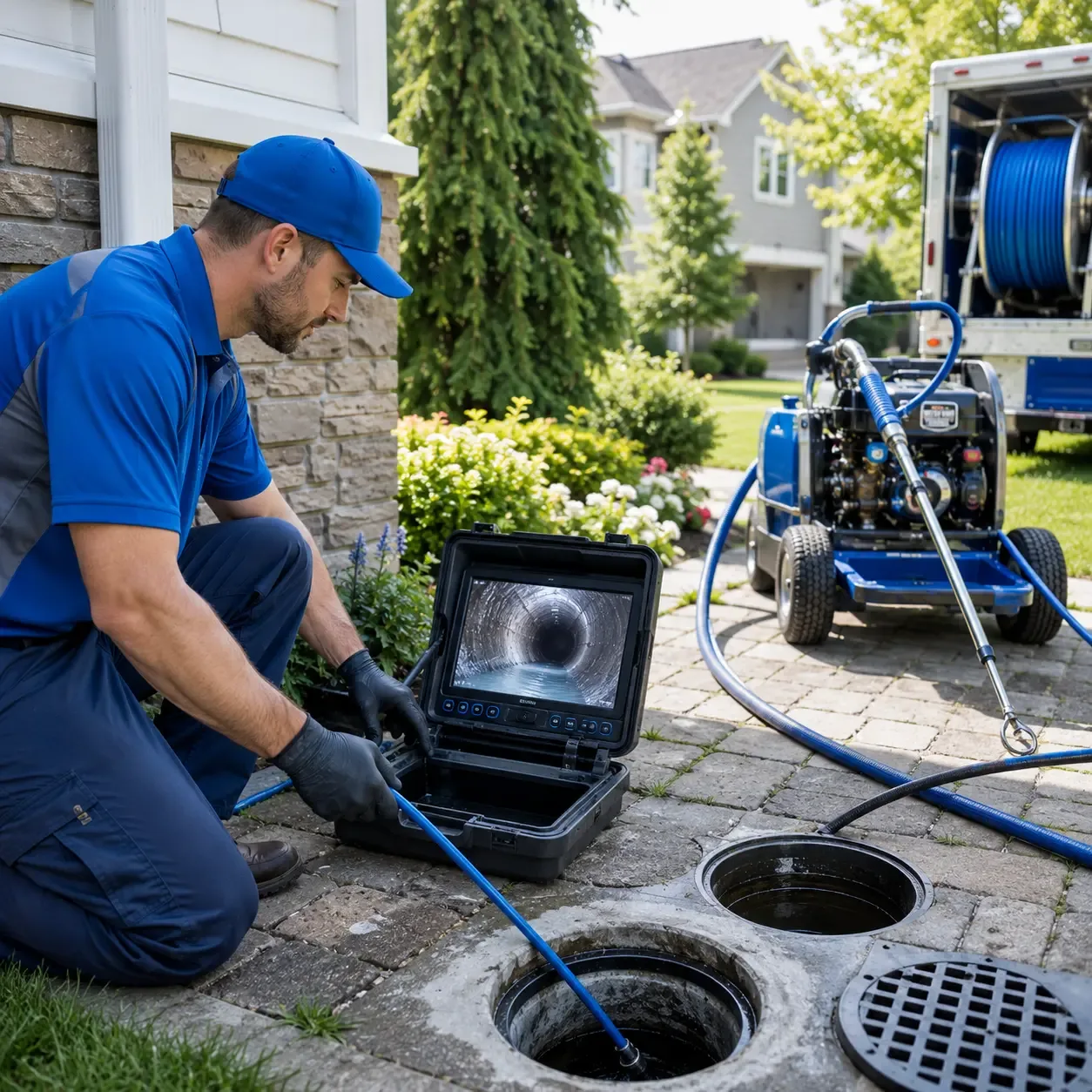 Outdoor drain cleaning professionals serving Kirkville, IA